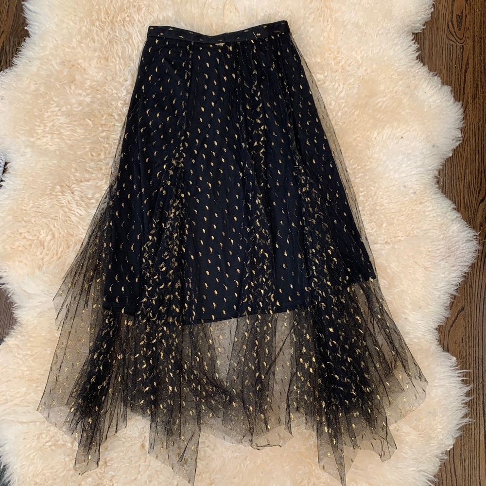 NWOT Eva Franco highwaisted tulle skirt - Picture 13 of 16
